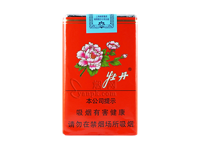 牡丹(软)香烟正面图