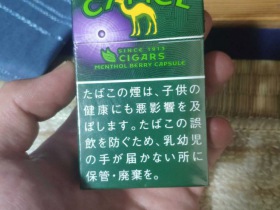 骆驼（CAMEL）(小雪茄薄荷蓝莓爆珠日版)