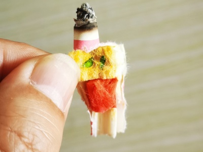 爆珠和过滤绵